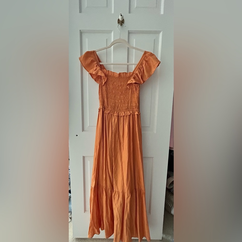 Orange Maxi dress